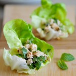 Larb Lettuce Cups | ลาบไก่ห่อผักสลัด