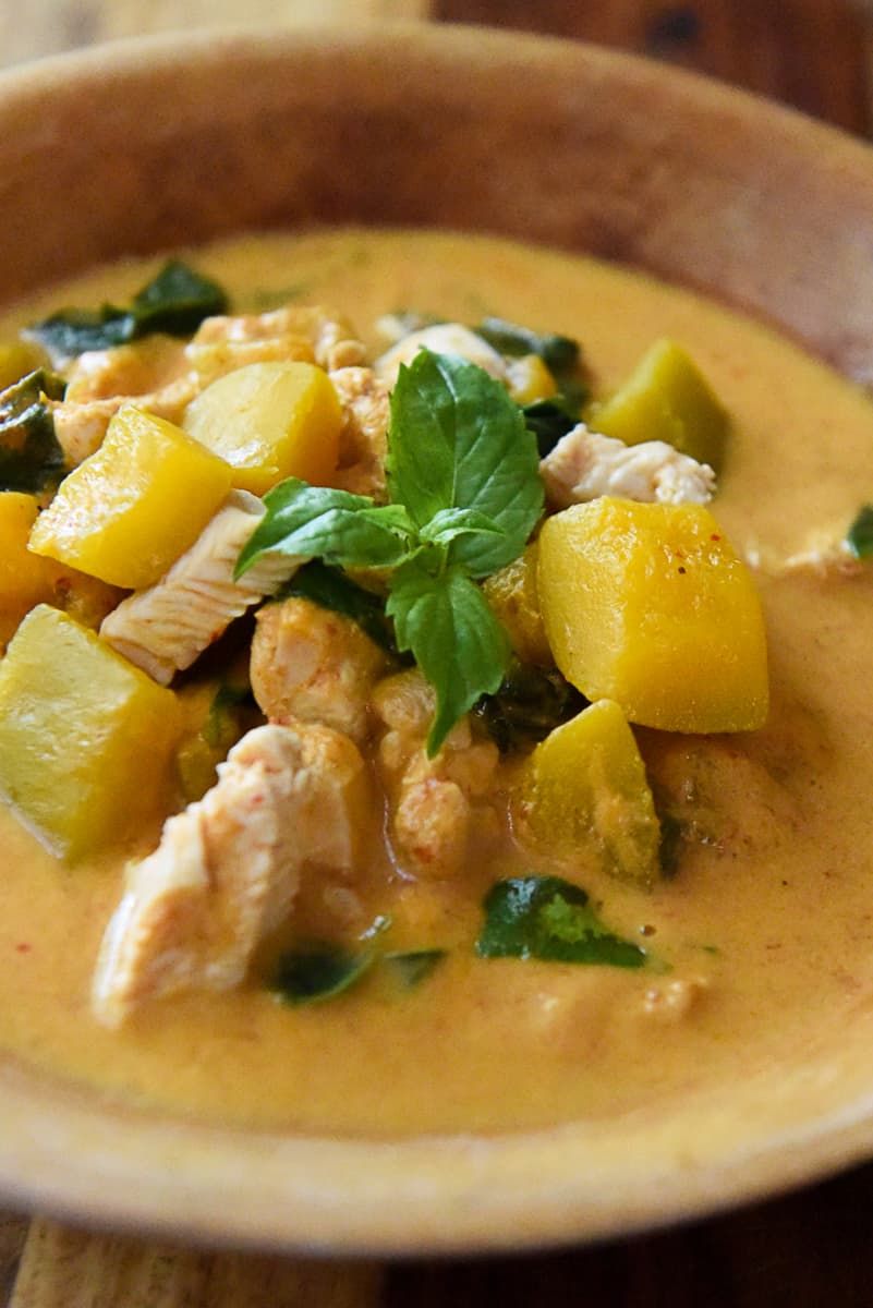 Thai red curry with Pumpkin