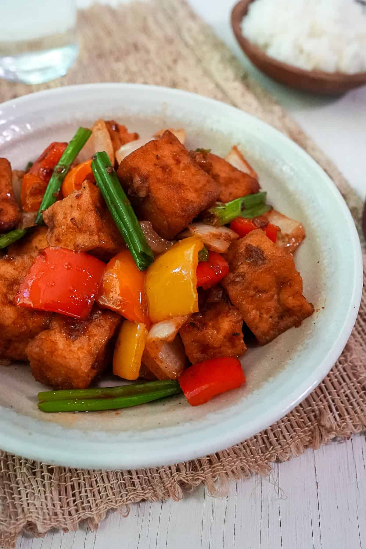 Thai tofu stir fry