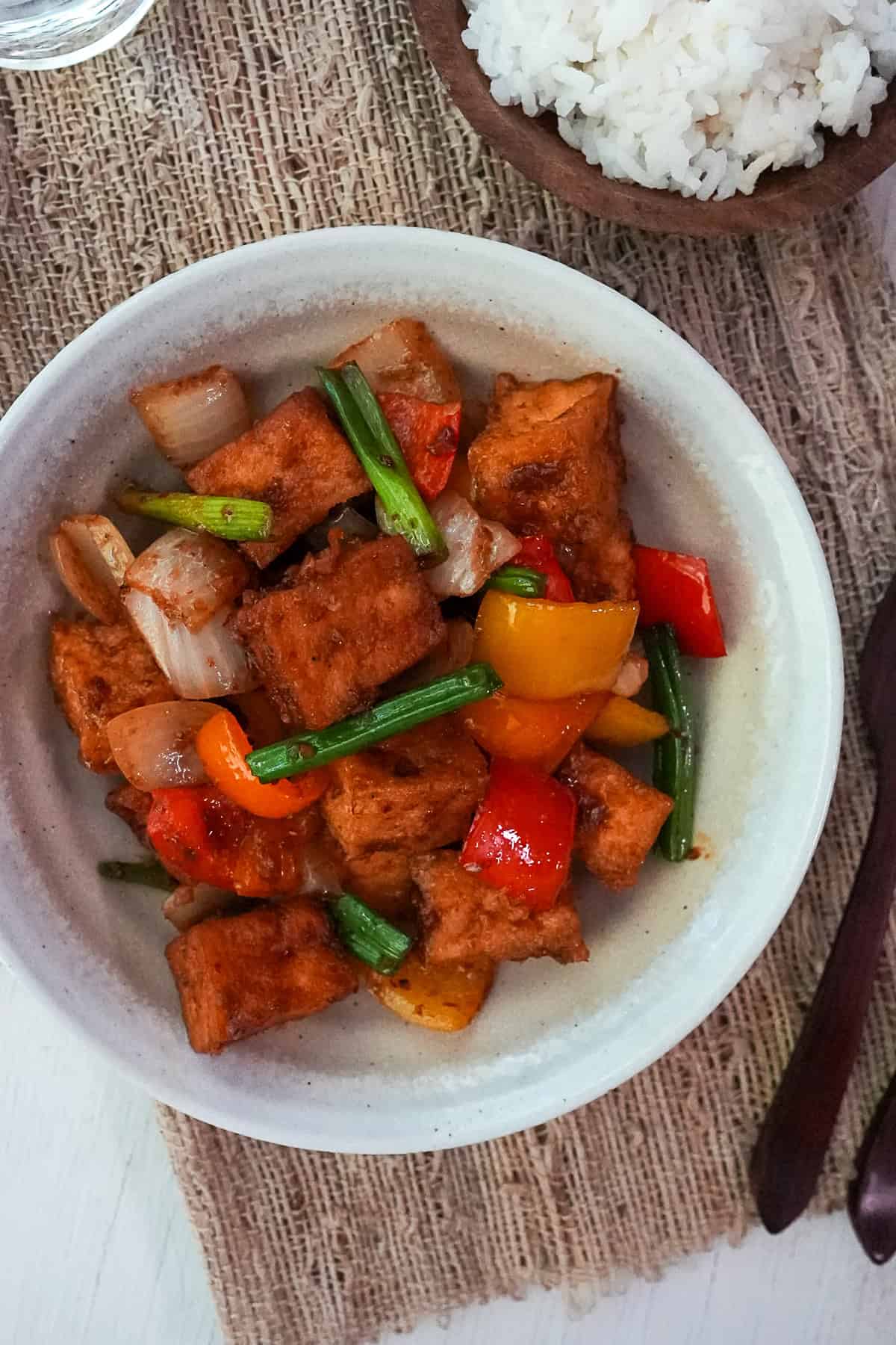 Thai Tofu stir fry