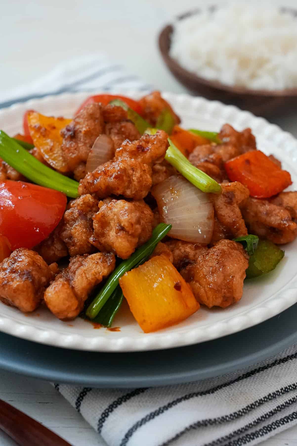 Chicken with Roasted Chili Paste