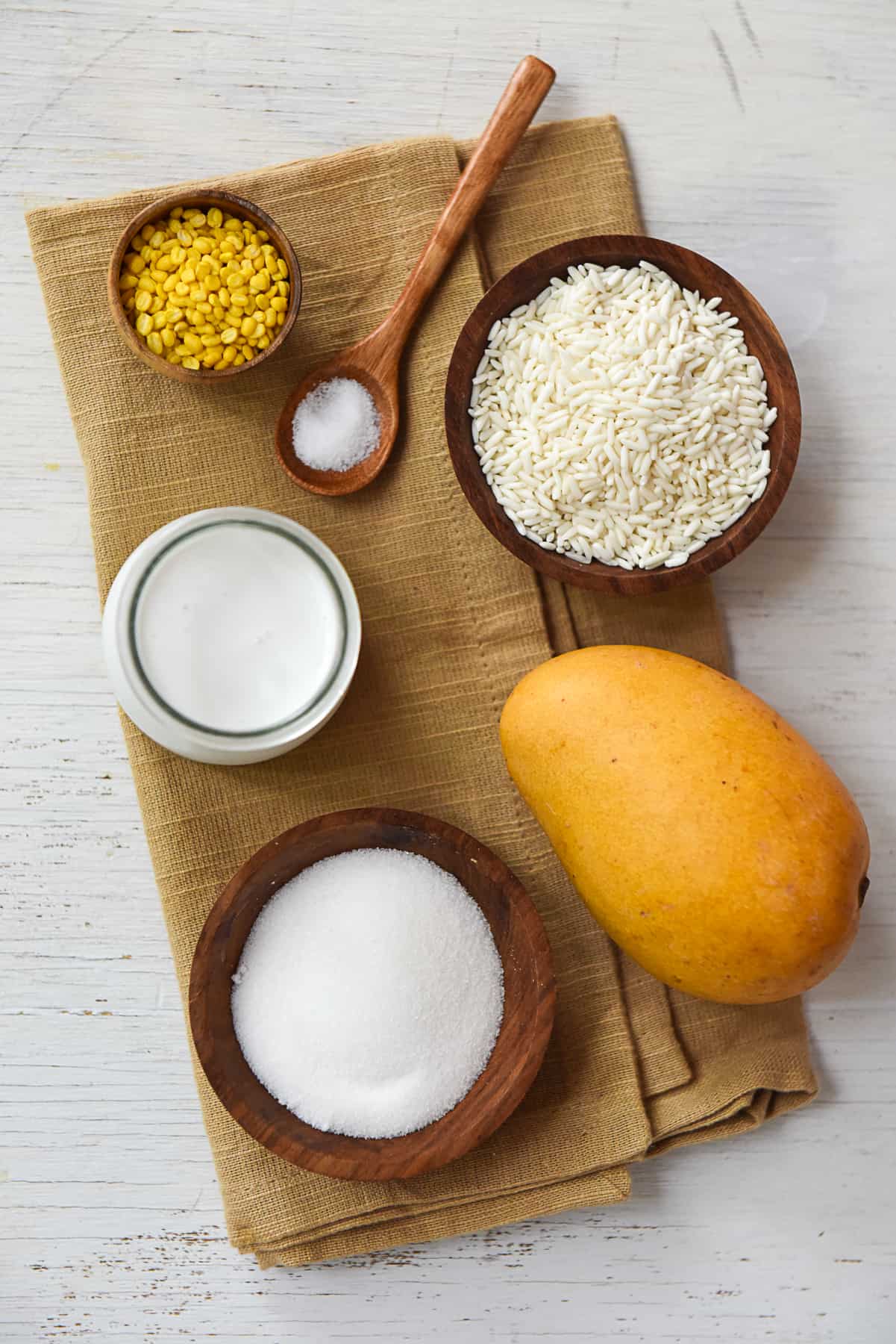 Ingredients for Mango Sticky Rice