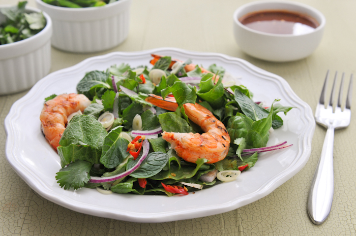 Spicy Grilled Shrimp Salad | Pla Goong | พล่ากุ้ง