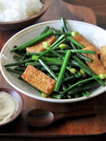 Chinese Chives with Tofu
