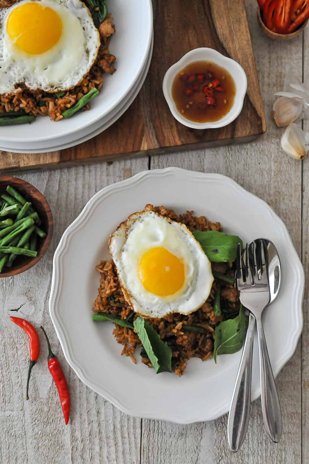 Holy Basil Fried Rice | Khao Pad Kra Pao | ข้าวผัดกระเพรา - Rachel ...