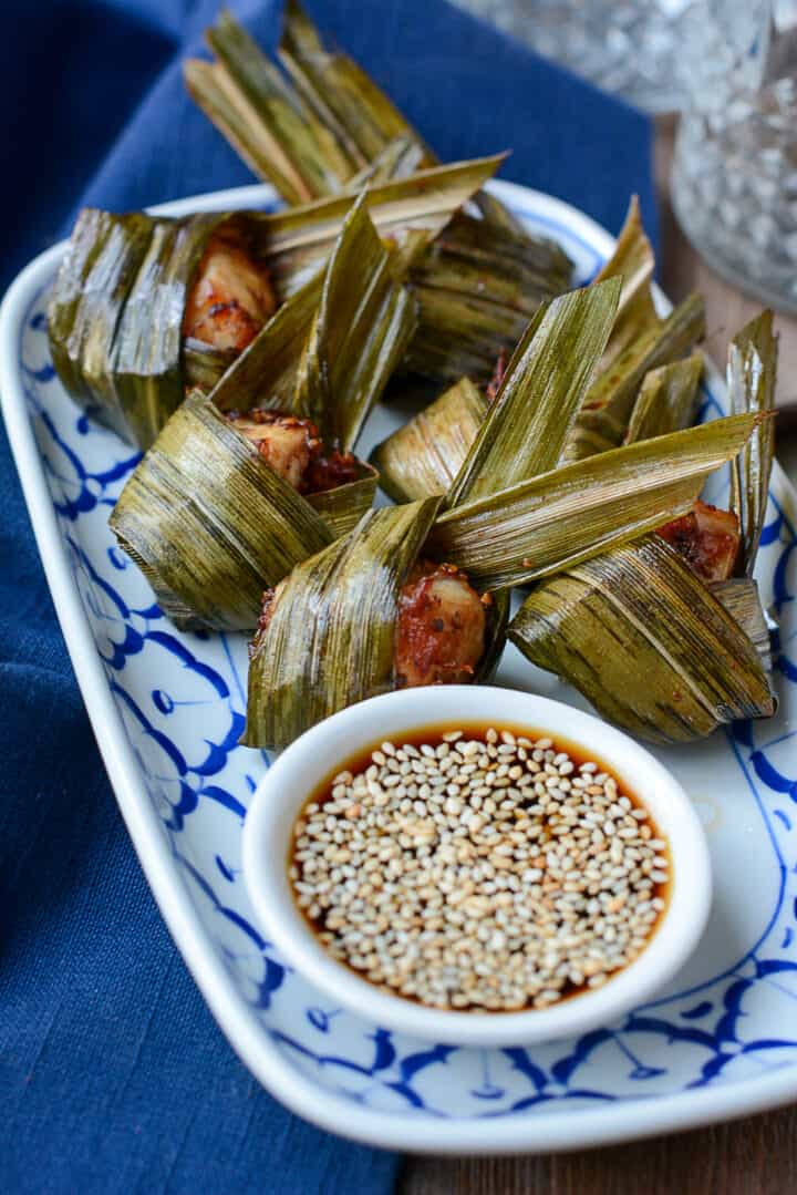 Pandan Chicken | Gai Bai Tuey | ไก่ใบเตย - Rachel Cooks Thai