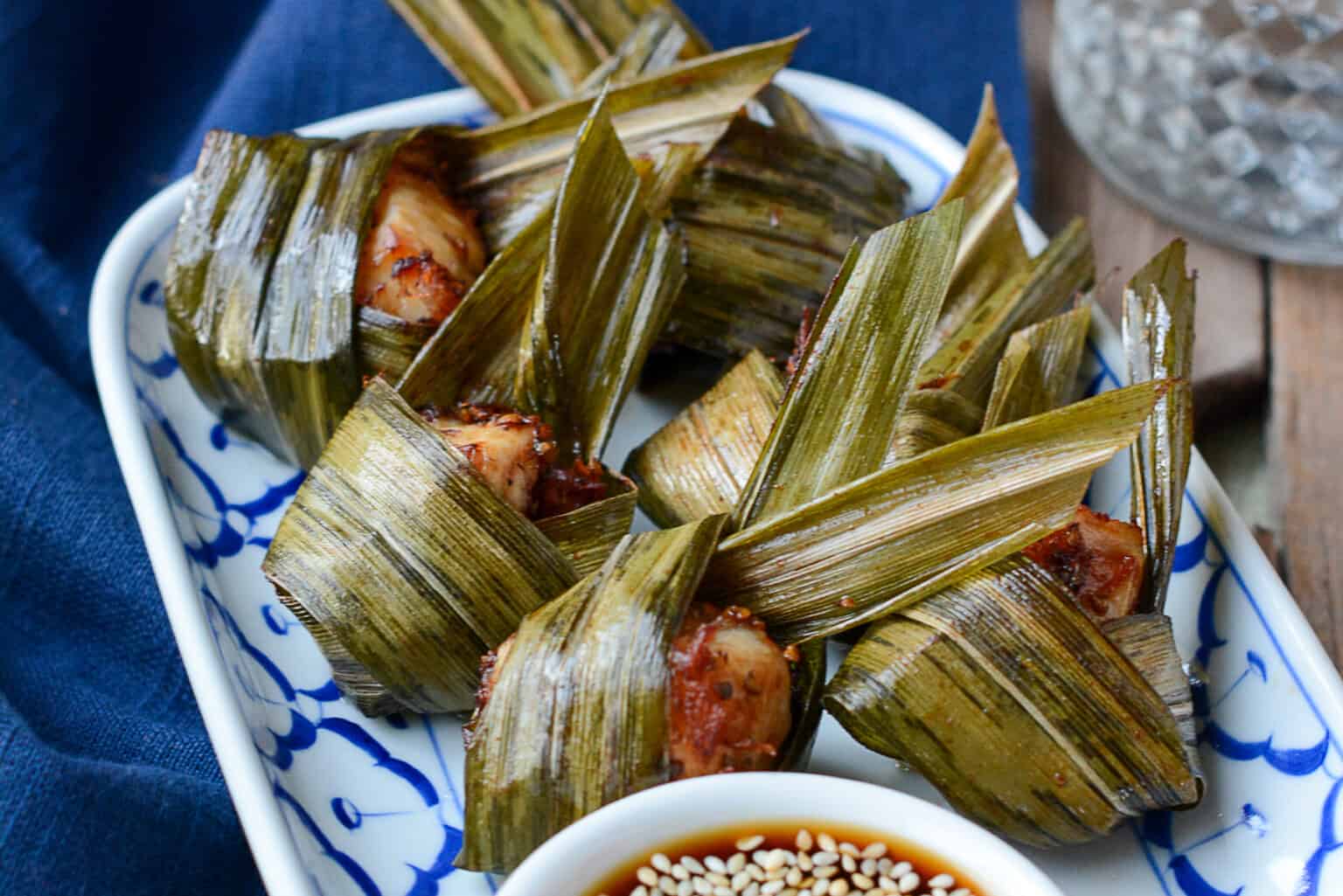 Pandan Chicken | Gai Bai Tuey | ไก่ใบเตย - Rachel Cooks Thai