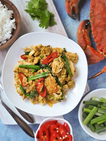 Crab Curry Stir Fry