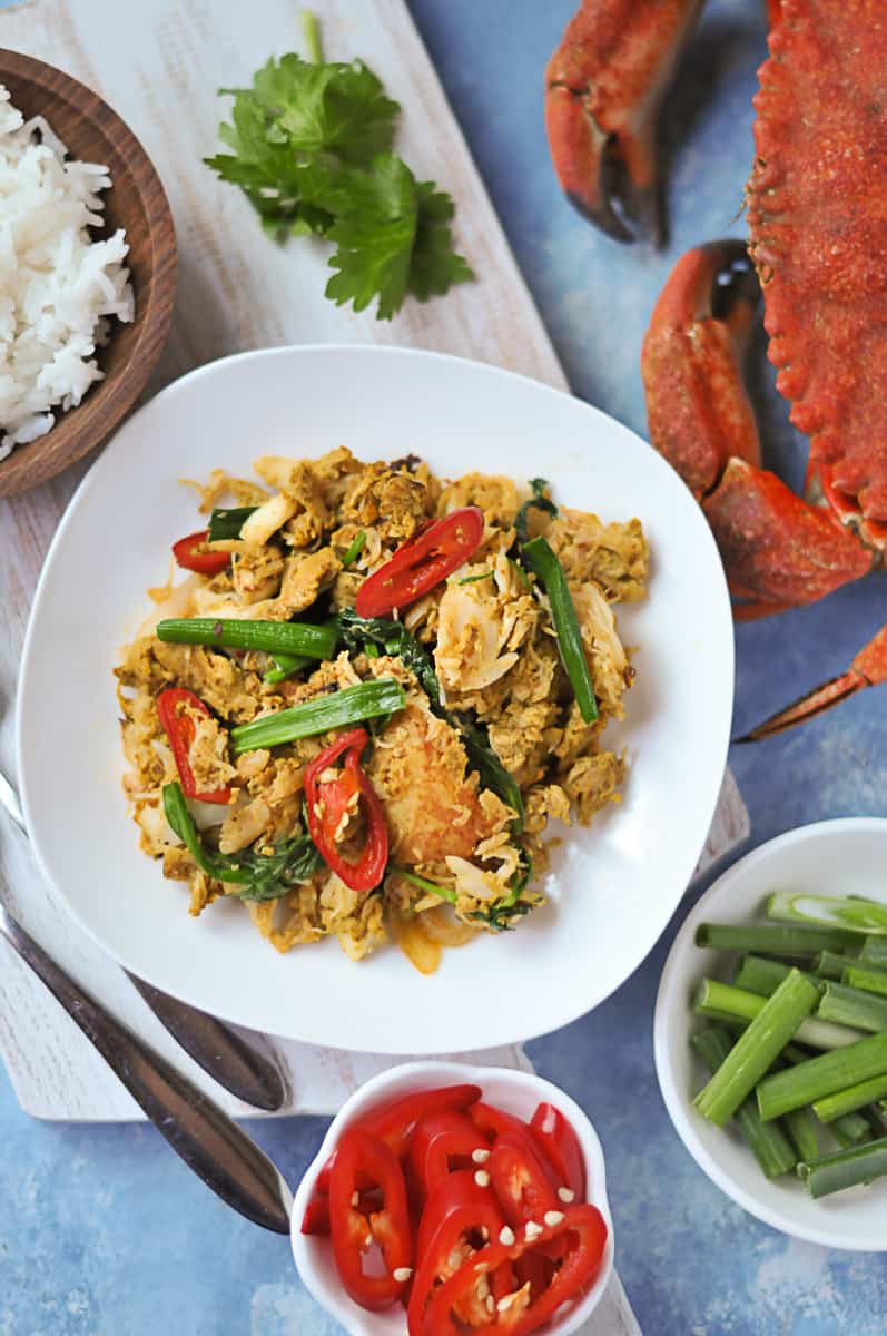 Crab Curry Stir Fry