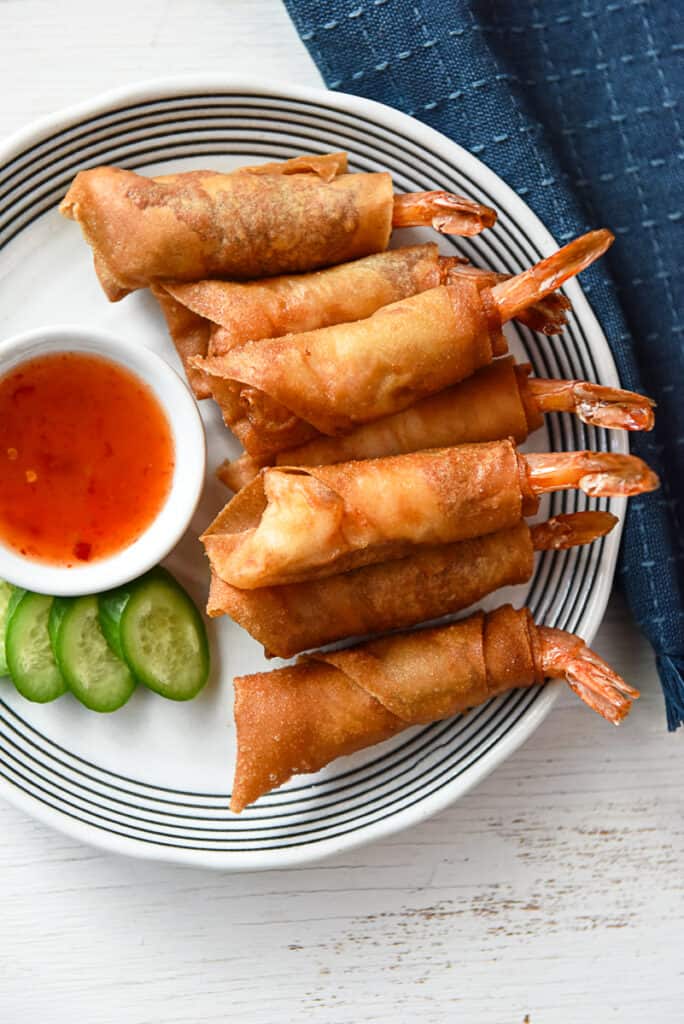 Shrimp in a Blanket | Goong Hom Pha | กุ้งห่มผ้า - Rachel Cooks Thai
