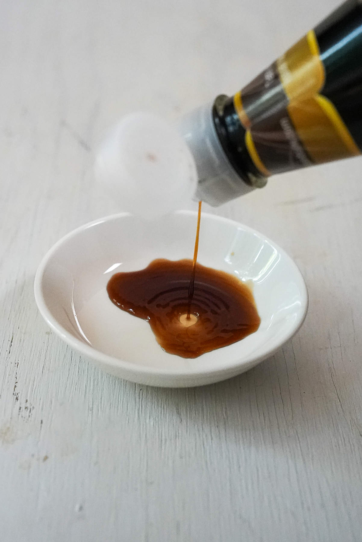 Pouring Soy Sauce