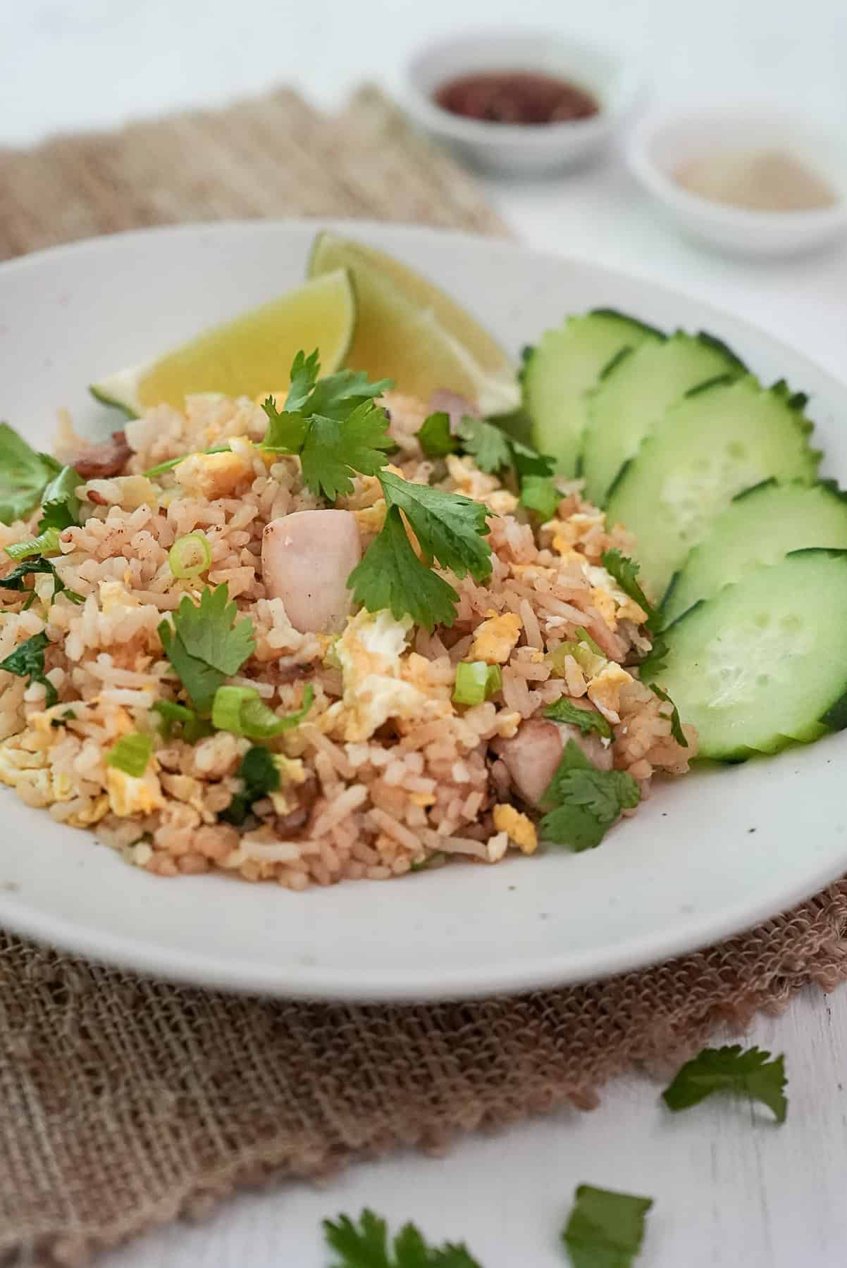 Chicken Fried Rice | Khao Pad Gai | ข้าวผัดไก่ - Rachel Cooks Thai