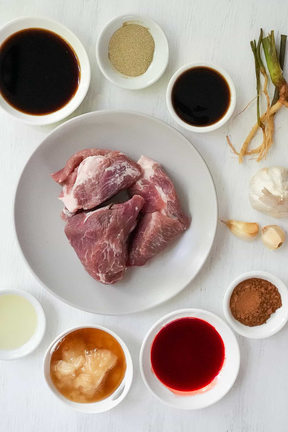 ingredients for moo dang