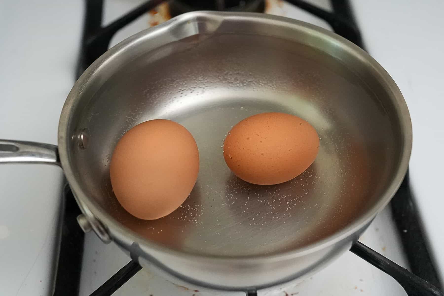 Boil the eggs