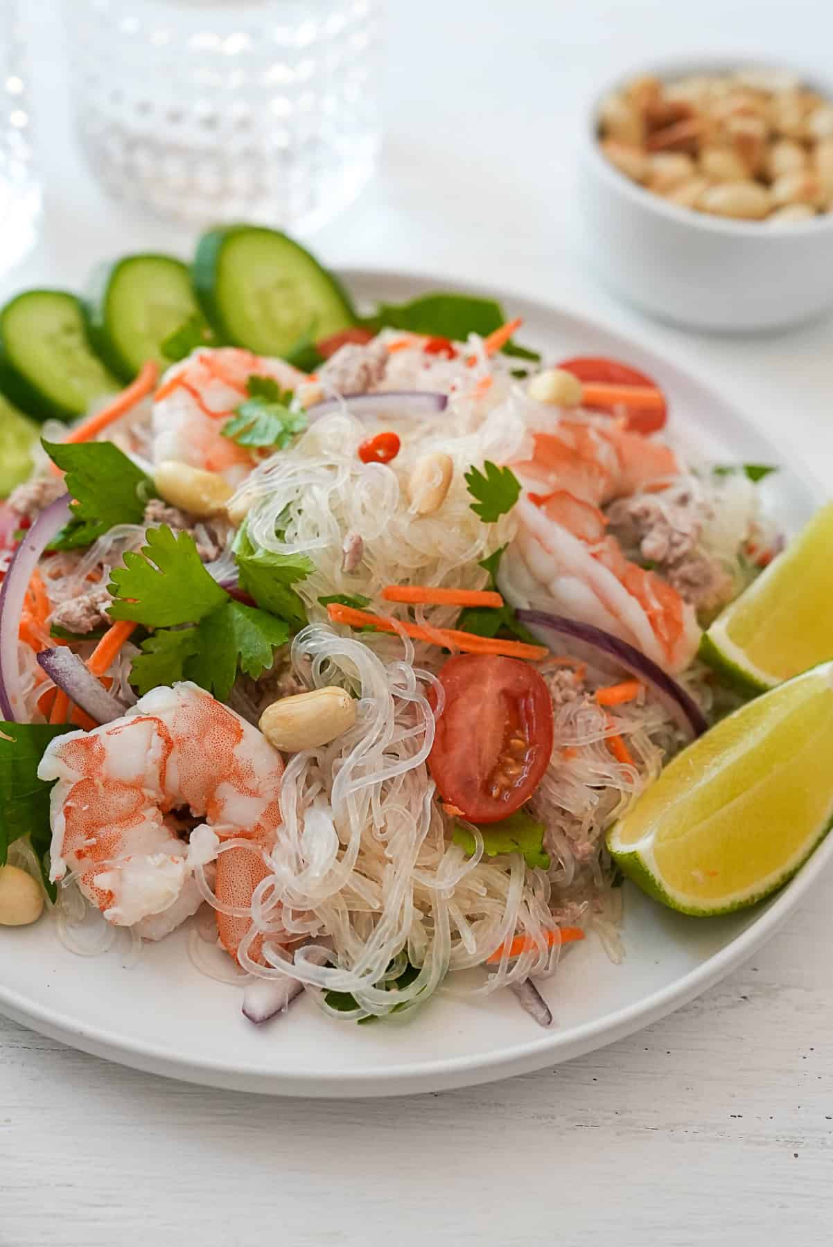 Thai yum woonsen salad