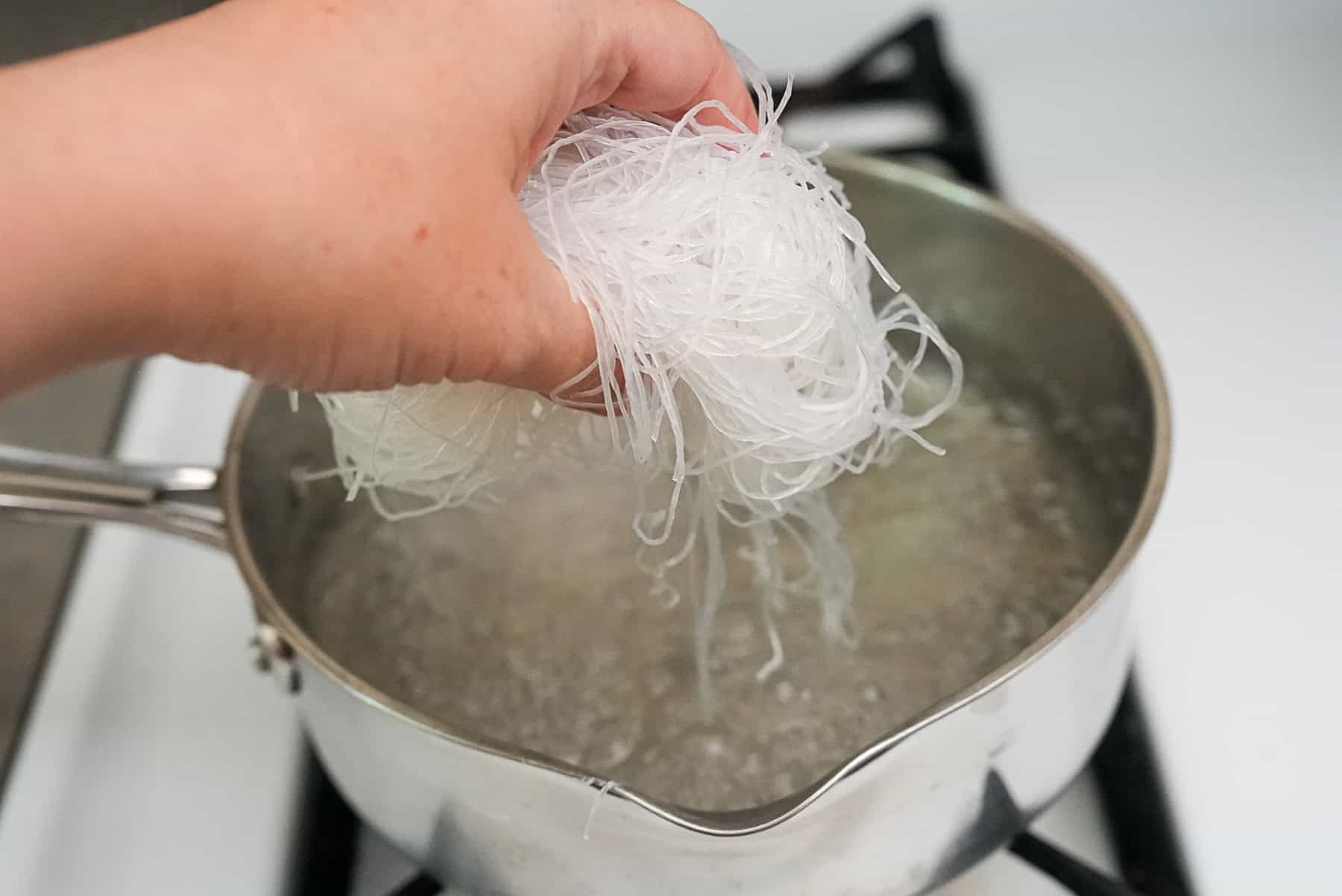 Cook the Bean Thread Noodles